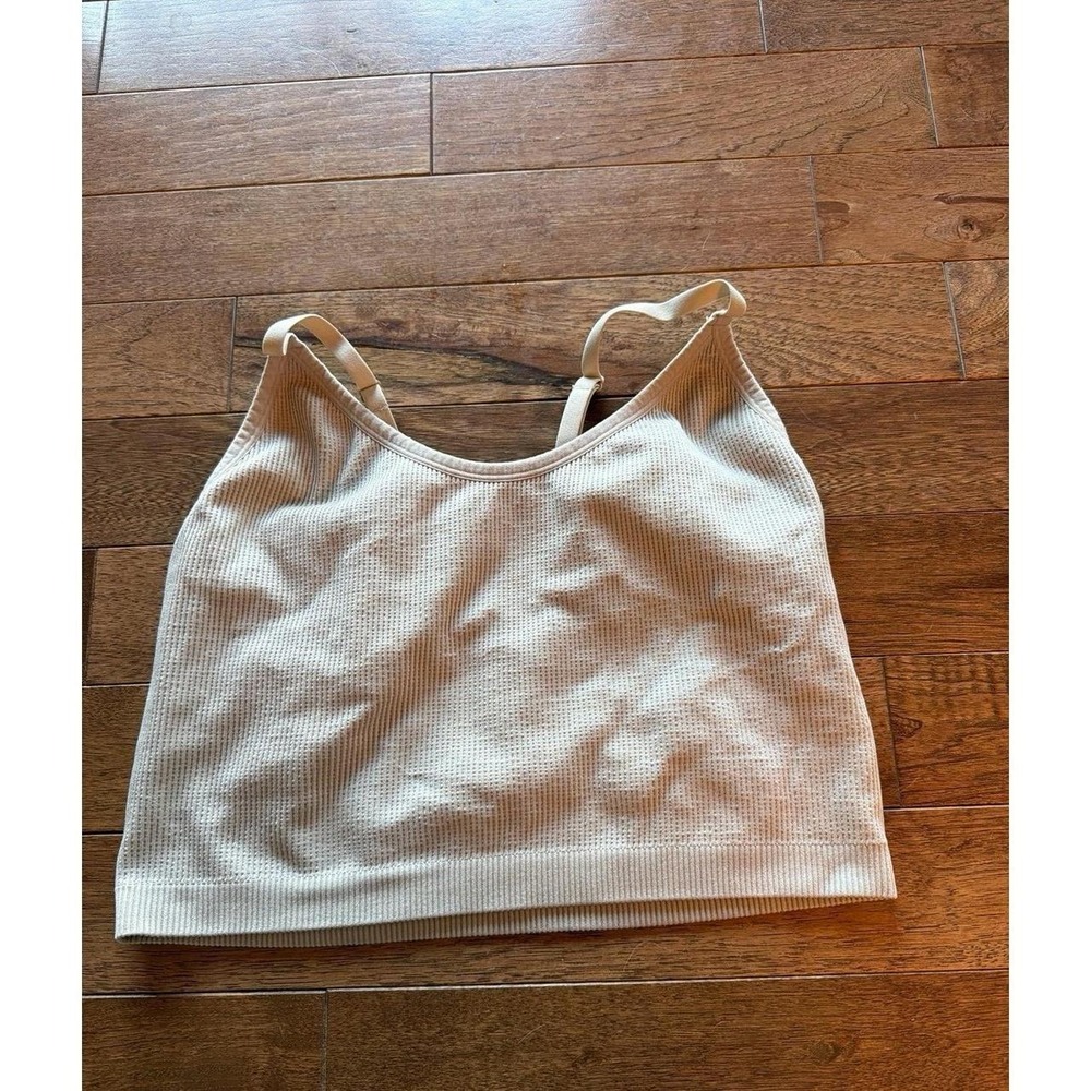 tank Top Colsie 3X Beige Crop